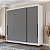 Roupeiro Lisboa 217x213cm com 4 Gavetas e 3 Portas de Correr - Imagem 15