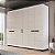 Roupeiro Casal Lisboa 242x214cm com 4 Gavetas 4 Prateleiras e 6 Portas - Imagem 11