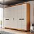 Roupeiro Casal Lisboa 242x214cm com 4 Gavetas 4 Prateleiras e 6 Portas - Imagem 1