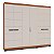 Roupeiro Casal Lisboa 242x214cm com 4 Gavetas 4 Prateleiras e 6 Portas - Imagem 2