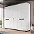 Roupeiro Casal Lisboa 242x214cm com 4 Gavetas 4 Prateleiras e 6 Portas - Imagem 17