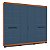 Roupeiro Casal Lisboa 242x214cm com 4 Gavetas 4 Prateleiras e 6 Portas - Imagem 6