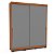 Roupeiro Solteiro Porto 177x213cm com 2 Portas de Correr e 2 Gavetas - Imagem 6