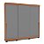 Roupeiro Porto 217x213cm c/ 5 Prateleiras 4 Gavetas 3 Portas de Correr - Imagem 6