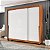 Roupeiro Porto 217x213cm c/ 5 Prateleiras 4 Gavetas 3 Portas de Correr - Imagem 7