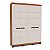 Roupeiro Solteiro Lisboa Moderno 161x214cm 4 Gavetas e 4 Portas - Imagem 2