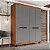 Roupeiro Solteiro Lisboa Moderno 161x214cm 4 Gavetas e 4 Portas - Imagem 5