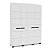 Roupeiro Solteiro Lisboa Moderno 161x214cm 4 Gavetas e 4 Portas - Imagem 22