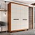 Roupeiro Solteiro Lisboa Moderno 161x214cm 4 Gavetas e 4 Portas - Imagem 1
