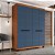Roupeiro Solteiro Lisboa Moderno 161x214cm 4 Gavetas e 4 Portas - Imagem 9