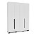 Roupeiro Solteiro Madri 161x214cm 4 Gavetas 6 Prateleiras e 4 Portas - Imagem 14