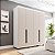 Roupeiro Solteiro Madri 161x214cm 4 Gavetas 6 Prateleiras e 4 Portas - Imagem 5