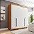 Roupeiro Solteiro Madri 161x214cm 4 Gavetas 6 Prateleiras e 4 Portas - Imagem 11