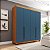 Roupeiro Solteiro Madri 161x214cm 4 Gavetas 6 Prateleiras e 4 Portas - Imagem 15