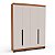 Roupeiro Solteiro Madri 161x214cm 4 Gavetas 6 Prateleiras e 4 Portas - Imagem 2