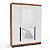 Roupeiro Solteiro Madri 161x214cm 4 Gavetas e 4 Portas com Espelho - Imagem 10