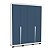Roupeiro Solteiro Porto 161x214cm 6 Prateleiras 4 Gavetas e 4 Portas - Imagem 26