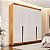 Roupeiro Solteiro Porto 161x214cm 6 Prateleiras 4 Gavetas e 4 Portas - Imagem 7