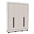 Roupeiro Solteiro Valência Moderno 161x214cm com 4 Gavetas e 4 Portas - Imagem 18