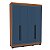 Roupeiro Solteiro Valência Moderno 161x214cm com 4 Gavetas e 4 Portas - Imagem 14