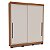 Roupeiro Solteiro Valência 177x213cm com 2 Gavetas 2 Portas de Correr - Imagem 2