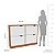 Sapateira Porto Organizadora 110x92cm com 4 Gavetas - Imagem 13