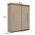 Roupeiro Bristol em MDF 189,5x220cm com 2 Gavetas e 2 Portas de Correr - Imagem 9