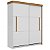 Roupeiro Bristol em MDF 189,5x220cm com 2 Gavetas e 2 Portas de Correr - Imagem 2