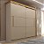 Roupeiro Bristol em MDF 189,5x220cm com 2 Gavetas e 2 Portas de Correr - Imagem 6