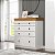 Cômoda England em MDF 89,8X92,5cm com 4 Gavetas e Puxadores Pontuais - Imagem 1