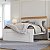 Cama Casal com Cabeceira England 143,6X119cm e Detalhes Amadeirados - Imagem 1