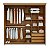 Roupeiro Liverpool em MDF 225x220cm c/ 3 Gavetas e 2 Portas de Correr - Imagem 3