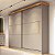 Roupeiro Liverpool em MDF 225x220cm c/ 3 Gavetas e 2 Portas de Correr - Imagem 6
