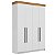 Roupeiro de Solteiro London em MDF 152,2x220cm 2 Gavetas e 4 Portas - Imagem 2