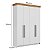 Roupeiro de Solteiro London em MDF 152,2x220cm 2 Gavetas e 4 Portas - Imagem 4