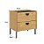 Mesa de Cabeceira Itália em MDF 57x60cm com 2 Gavetas e Pés Metálicos - Imagem 9