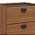 Mesa de Cabeceira Itália em MDF 57x60cm com 2 Gavetas e Pés Metálicos - Imagem 5