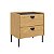Mesa de Cabeceira Itália em MDF 57x60cm com 2 Gavetas e Pés Metálicos - Imagem 8