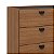 Cômoda Itália Moderna em MDF com 6 Gavetas e Pés Metálicos - Imagem 5