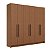 Roupeiro de Casal Turim em MDF 243x230cm com 3 Gavetas e 6 Portas - Imagem 2