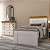 Conjunto Quarto England MDF Cômoda c/ 4 Gavetas e Cama de Solteiro - Imagem 8
