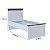 Conjunto Quarto England MDF Cômoda c/ 4 Gavetas e Cama de Solteiro - Imagem 10