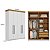 Conjunto Quarto de Solteiro Completo England MDF Detalhes Amadeirados - Imagem 19