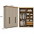 Conjunto Quarto de Solteiro Completo England MDF Detalhes Amadeirados - Imagem 9