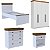 Conjunto Quarto de Solteiro Completo England MDF Detalhes Amadeirados - Imagem 12