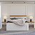 Conjunto Quarto England MDF Cama Casal 2 Mesas de Cabeceira e Cômoda - Imagem 11