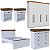 Conjunto para Quarto de Casal Completo England Moderno em MDF - Imagem 2