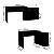 Mesa Escrivaninha Home Ofiice 180x52,5cm com 4 Nichos Preto - Imagem 6