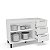 Balcão para Cozinha Amara 120x81cm com 3 Gavetas 2 Portas e 5 Pés - Imagem 8