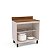 Balcão para Cozinha Koya 80x92,5cm com Prateleira 2 Portas e 4 Pés - Imagem 8